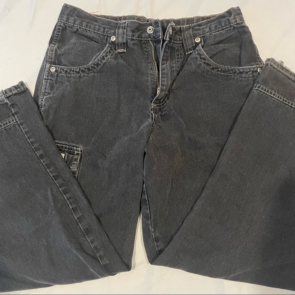 black cargo pants